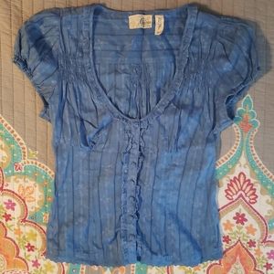 GUESS corset laced top